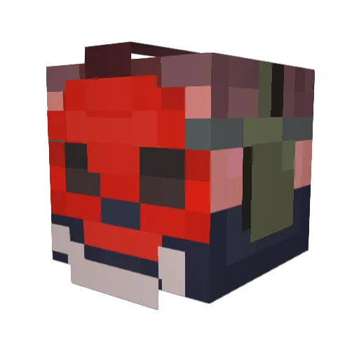 Maxzhul44 Minecraft avatar head, 3D render