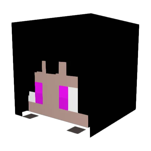 May136 Minecraft avatar head, 3D render