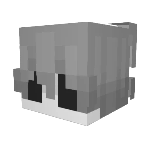 May4ta Minecraft avatar head, 3D render