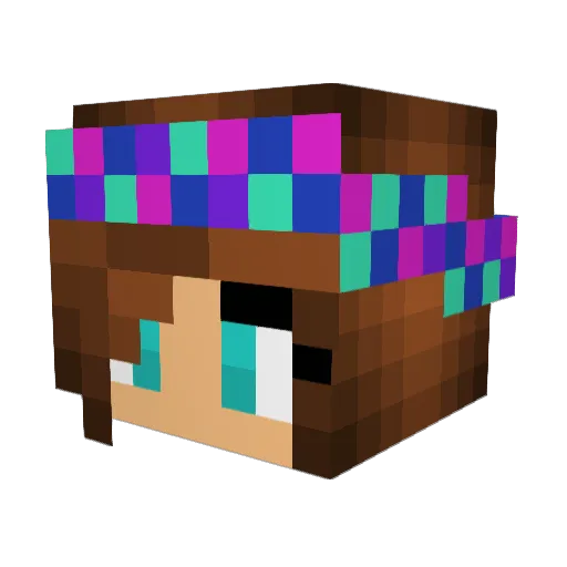 May72pro Minecraft avatar head, 3D render
