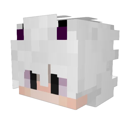 MayBeHackBest Minecraft avatar head, 3D render