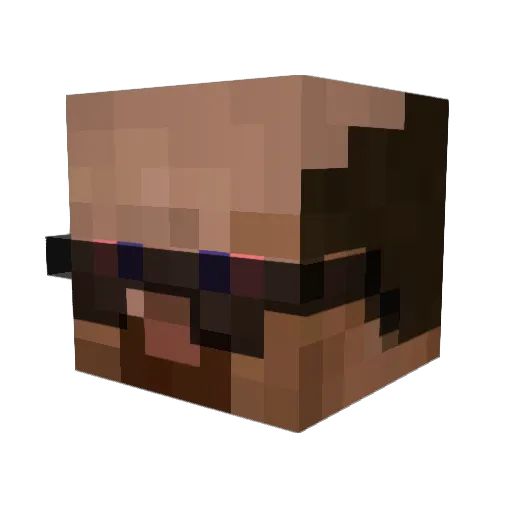 MayHaveAnSTD Minecraft avatar head, 3D render