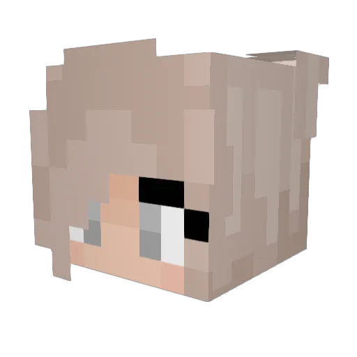 MayKeiL Minecraft avatar head, 3D render