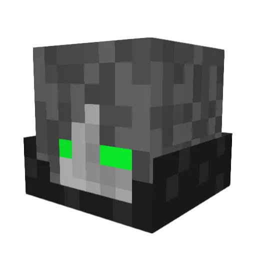 MayMira Minecraft avatar head, 3D render