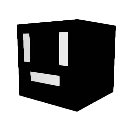 MayWalter Minecraft avatar head, 3D render