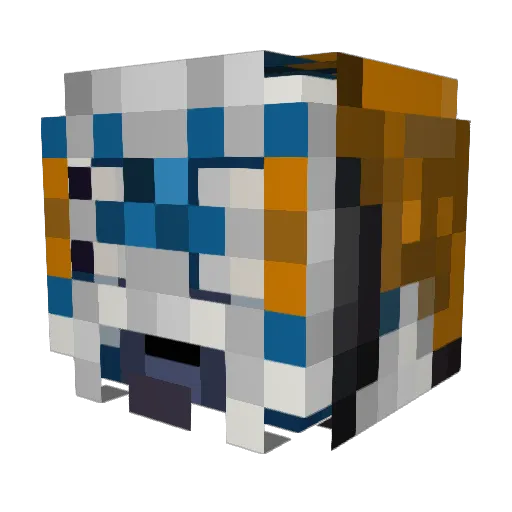May_Day7605 Minecraft avatar head, 3D render
