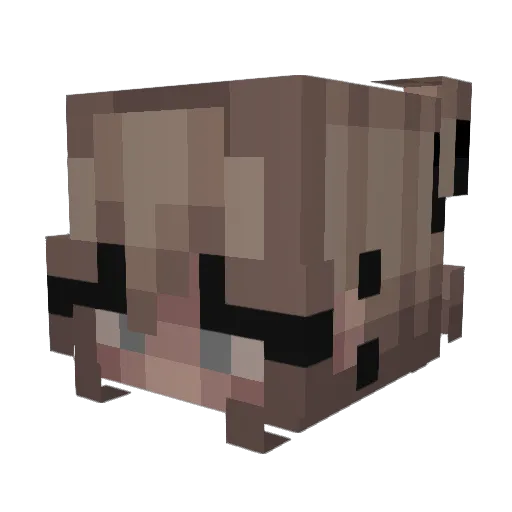 May_Margareta Minecraft avatar head, 3D render