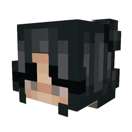 MayaEriksson Minecraft avatar head, 3D render