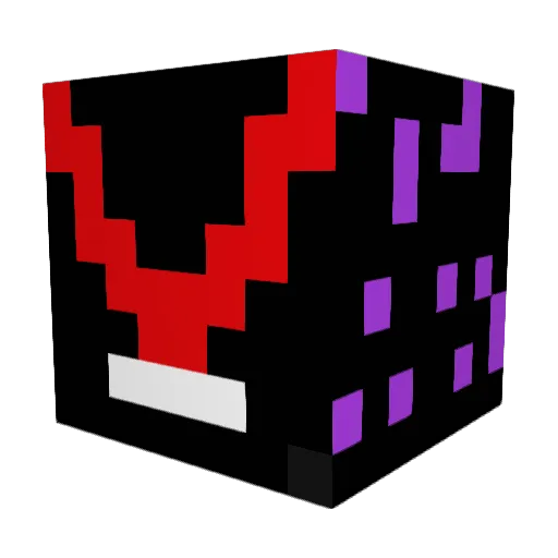 MayaInTheMiddle Minecraft avatar head, 3D render