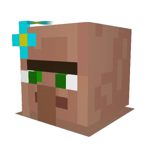 MayaIsShortt Minecraft avatar head, 3D render