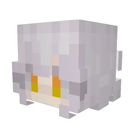 MayaLeywin_ Minecraft avatar head, 3D render