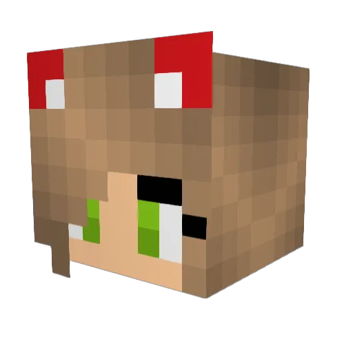 MayaMindMaster Minecraft avatar head, 3D render