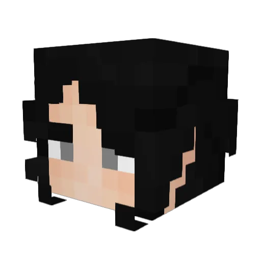 MayaTL Minecraft avatar head, 3D render