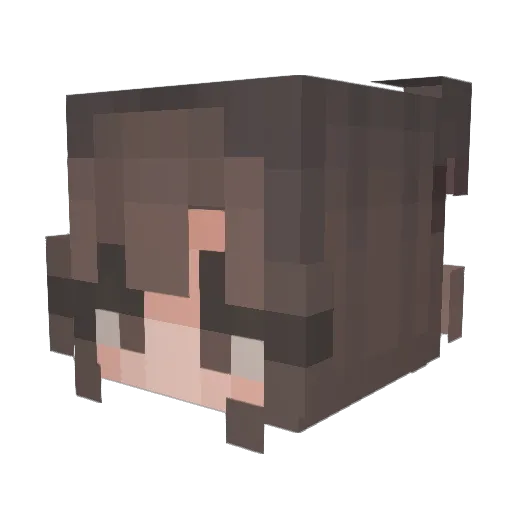 Maya_2007 Minecraft avatar head, 3D render