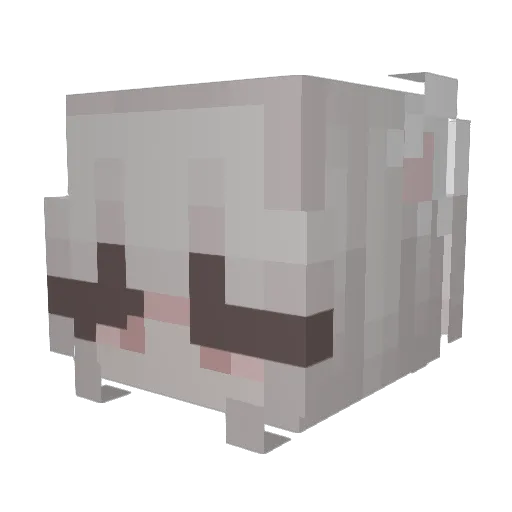 Maya_lk Minecraft avatar head, 3D render