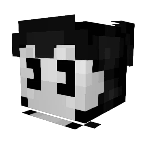 Mayaaaaaaaa Minecraft avatar head, 3D render