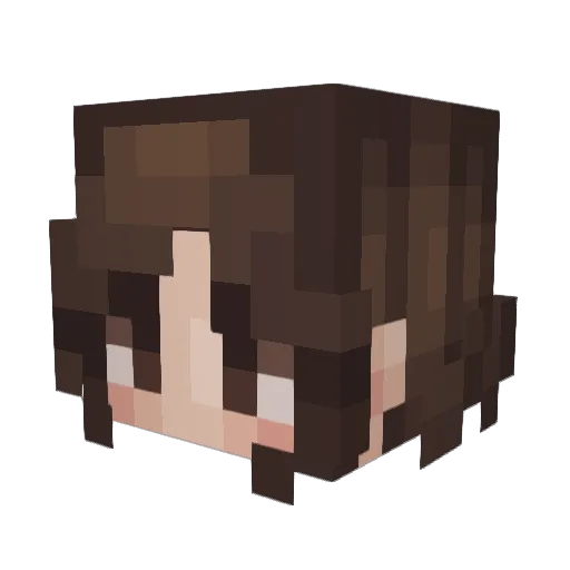 Mayakakos Minecraft avatar head, 3D render