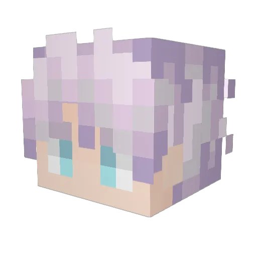 Maybak Minecraft avatar head, 3D render