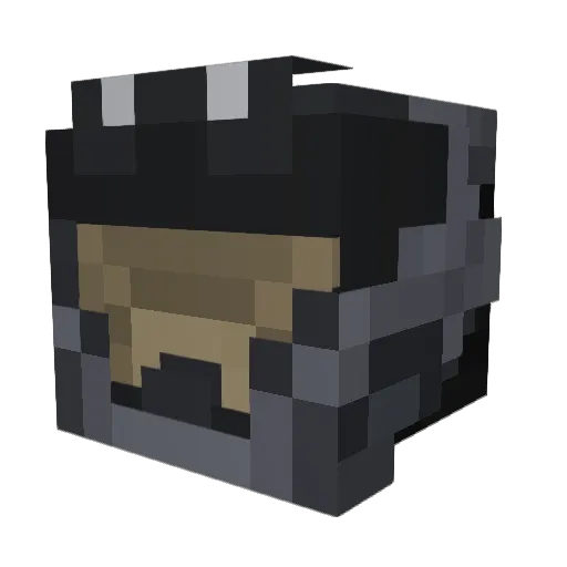 MaybeDaigo Minecraft avatar head, 3D render