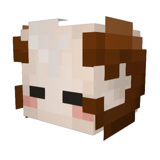 MaybeFilthy Minecraft avatar head, 3D render