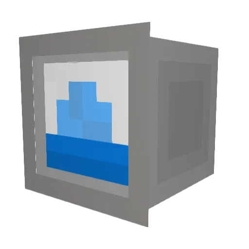 MaybeFletcher Minecraft avatar head, 3D render