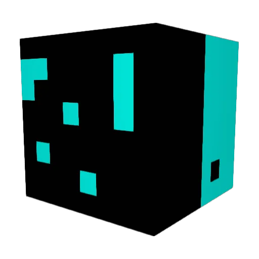 MaybeGod Minecraft avatar head, 3D render
