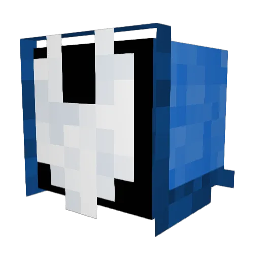MaybeKiwi Minecraft avatar head, 3D render