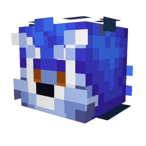 MaybeNotJohny Minecraft avatar head, 3D render