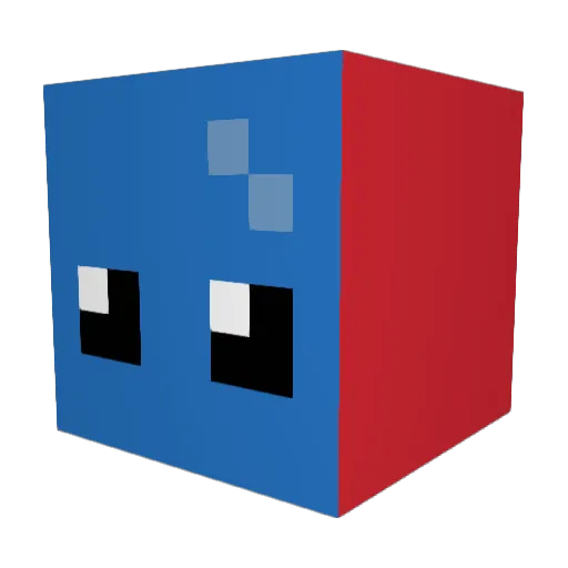 MaybeOliver Minecraft avatar head, 3D render