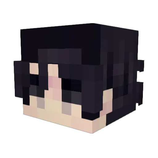MaybeRhino Minecraft avatar head, 3D render