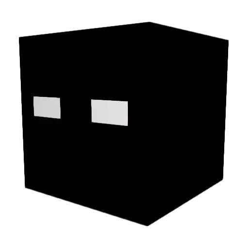 MaybeRoberts Minecraft avatar head, 3D render