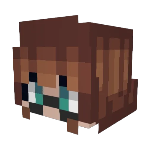 Maybe_Faust Minecraft avatar head, 3D render
