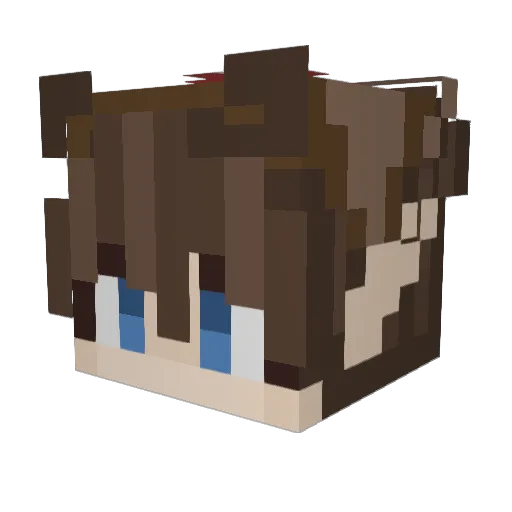 Maybe_Rain Minecraft avatar head, 3D render