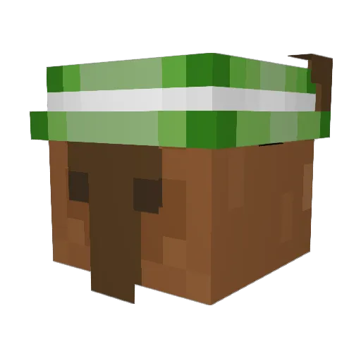 MaydayOne Minecraft avatar head, 3D render