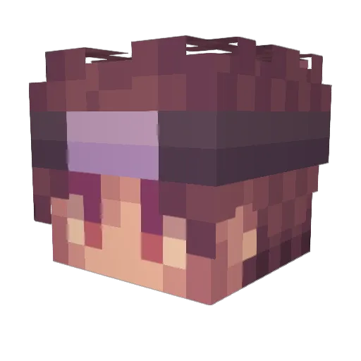 Mayden_n Minecraft avatar head, 3D render