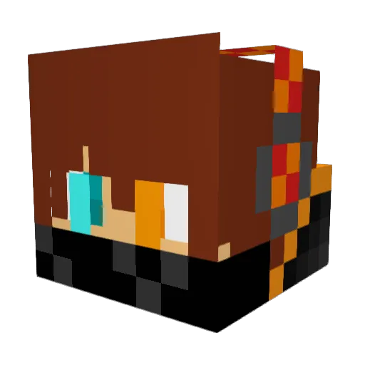 Mayfield_11 Minecraft avatar head, 3D render