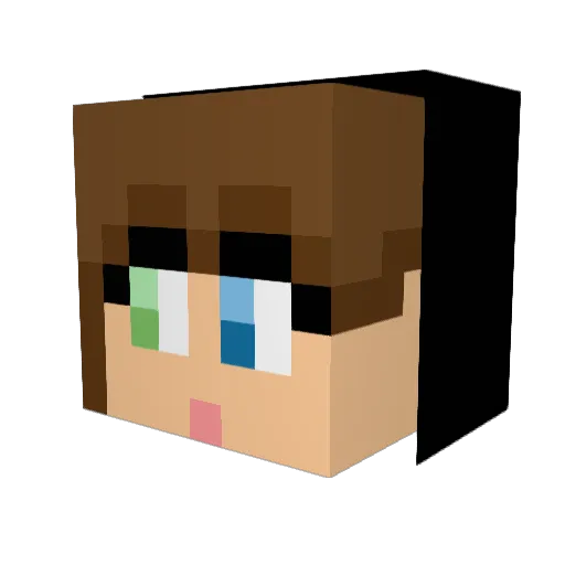 Mayhem526 Minecraft avatar head, 3D render