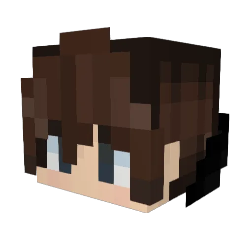 Mayhem_May_ Minecraft avatar head, 3D render