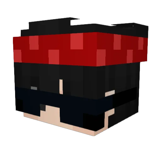 MaykoolconK Minecraft avatar head, 3D render