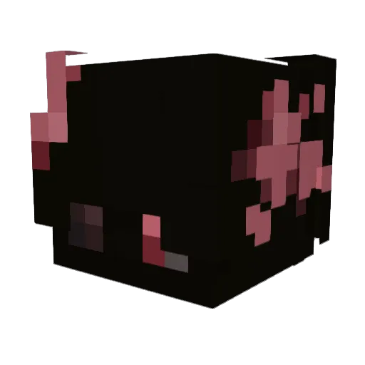 Mayl0_ Minecraft avatar head, 3D render