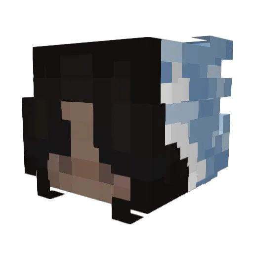 Mayla_007 Minecraft avatar head, 3D render