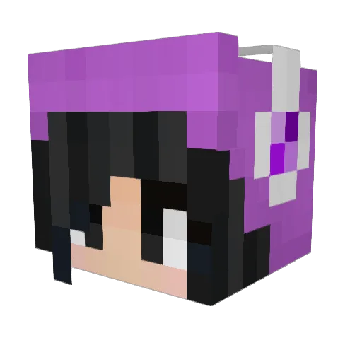 MayliMI Minecraft avatar head, 3D render