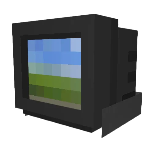 MayloopXO Minecraft avatar head, 3D render