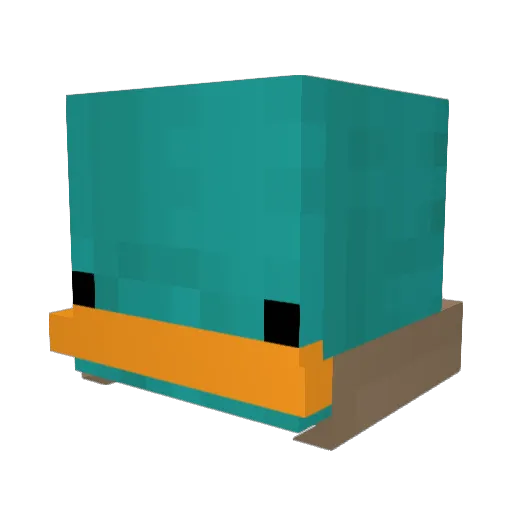 MayoCreme Minecraft avatar head, 3D render