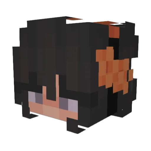 MayoMushroom Minecraft avatar head, 3D render