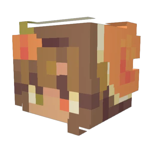 Mayo_Tayo Minecraft avatar head, 3D render