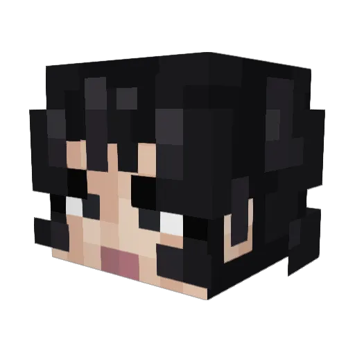 MayorCornwall Minecraft avatar head, 3D render