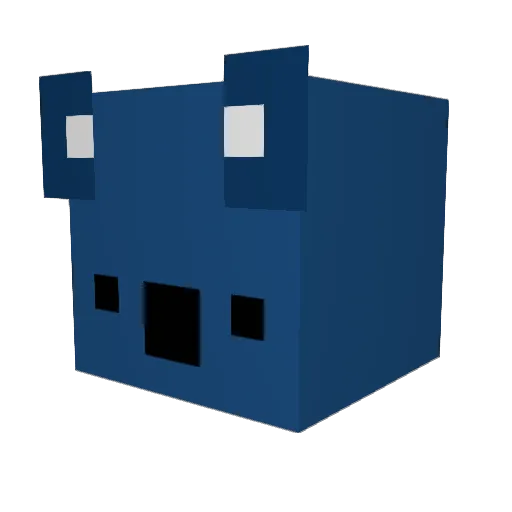 MayorMigglesby Minecraft avatar head, 3D render