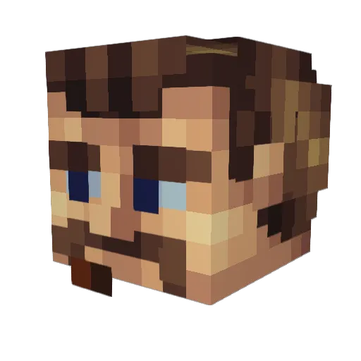 Mayor_Thyme Minecraft avatar head, 3D render