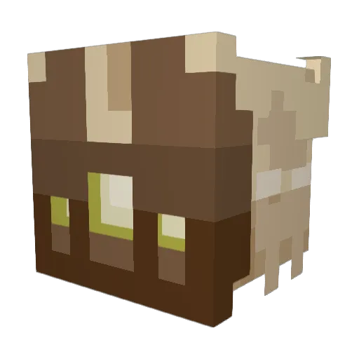 MaypleZeirup Minecraft avatar head, 3D render